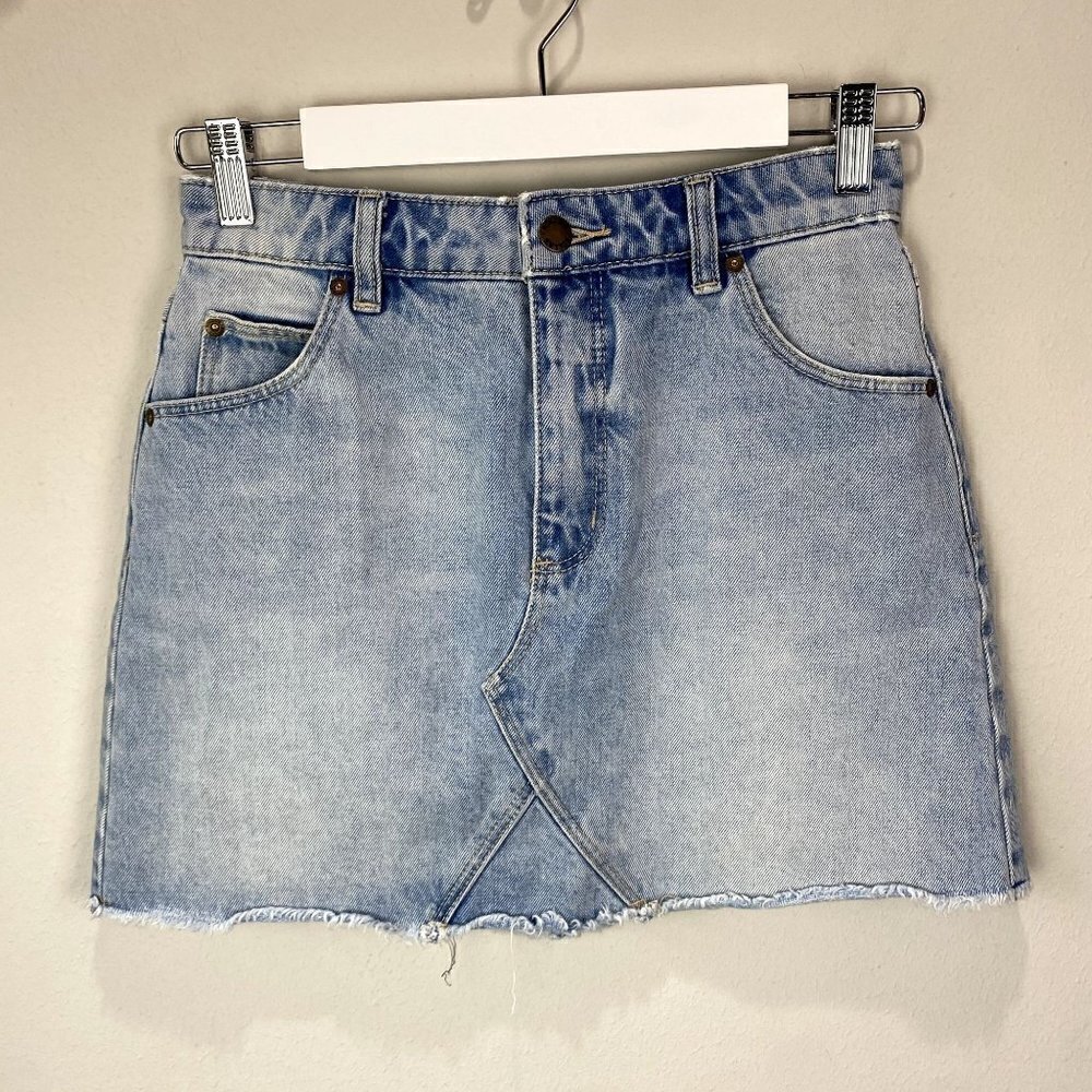 Rolla's Claudia Skirt High Rise A Line Denim NWOT 25